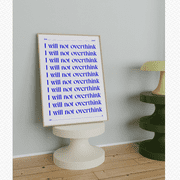 Overthinking Mantra Wall Art Funny Sayings Poster Printable Overthinker Quote Wall Print Gift For Friend Eclectic Poster, Print Poster, Poster Only, Poster Home Decor, Poster Only