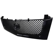 Overtime Gloss Black Front Grille for 02-06 Cadillac Escalade, 48" x 17" x 17"