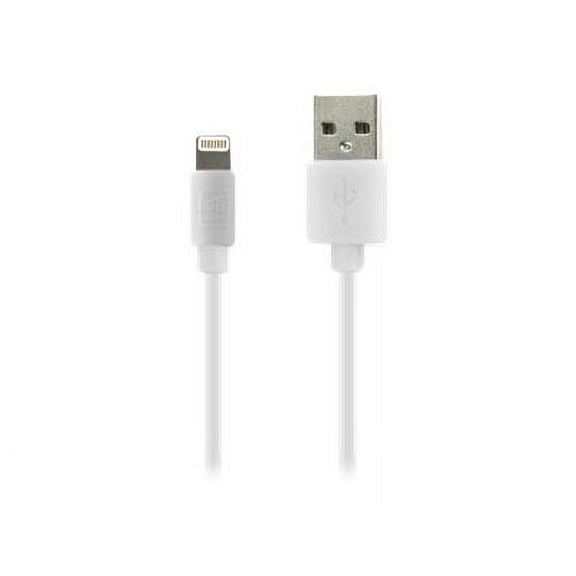 Overtime MFI Certified Lightning to USB Cable, Phone Charger and Sync Cable 4Ft White