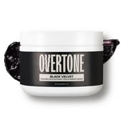 oVertone Color Depositing Semi-Permanent Hair Dye Conditioner - 8 oz for All Hair Types & Color-Treated Hair, Moisturizing Shea Butter & Coconut Oil - Vegan & Cruelty-Free, Black Velvet