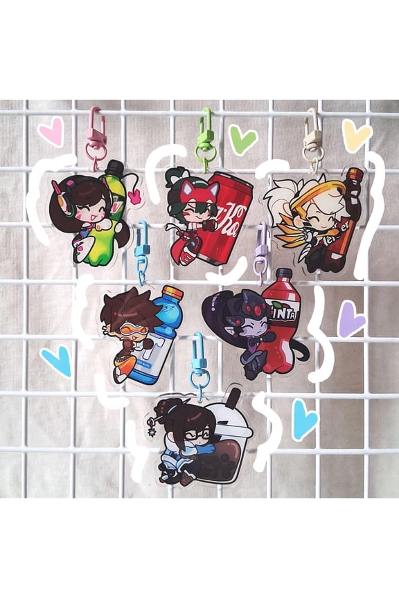 Overwatch 2.5" Acrylic Keychains (1 keychain)