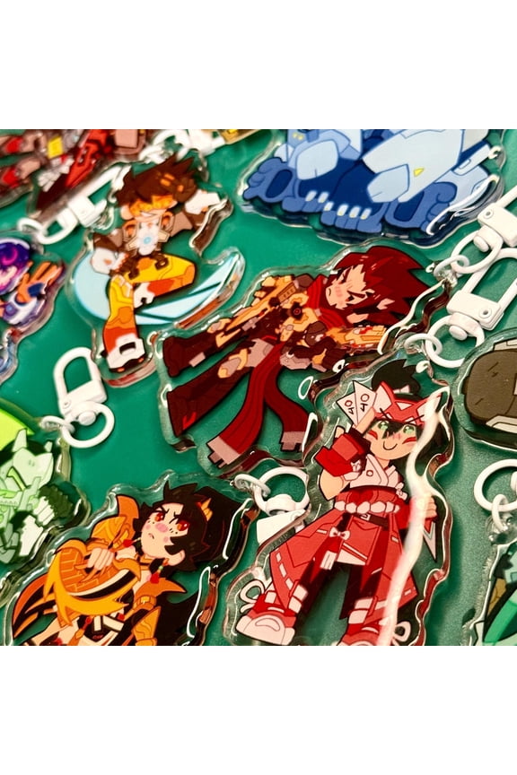 Overwatch Acrylic Keychains - 3" Double Sided Epoxy (1 keychain)