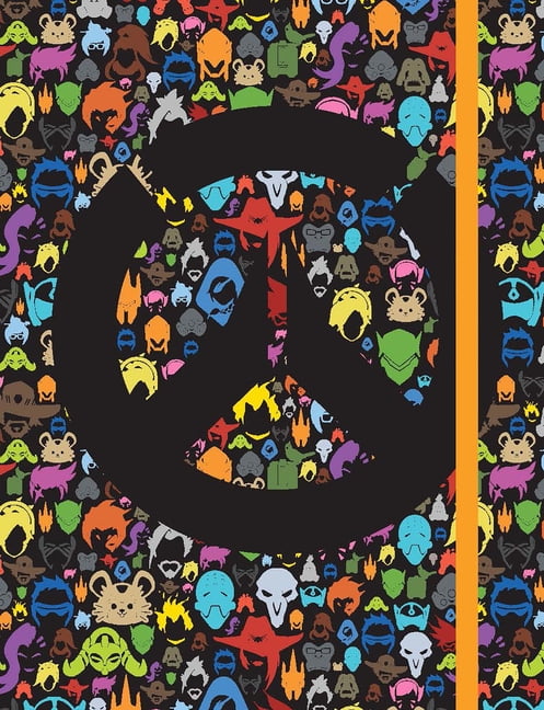 BLIZZARD ENTERTAINMENT Overwatch: All Over Character Icon Notebook, (Hardcover)