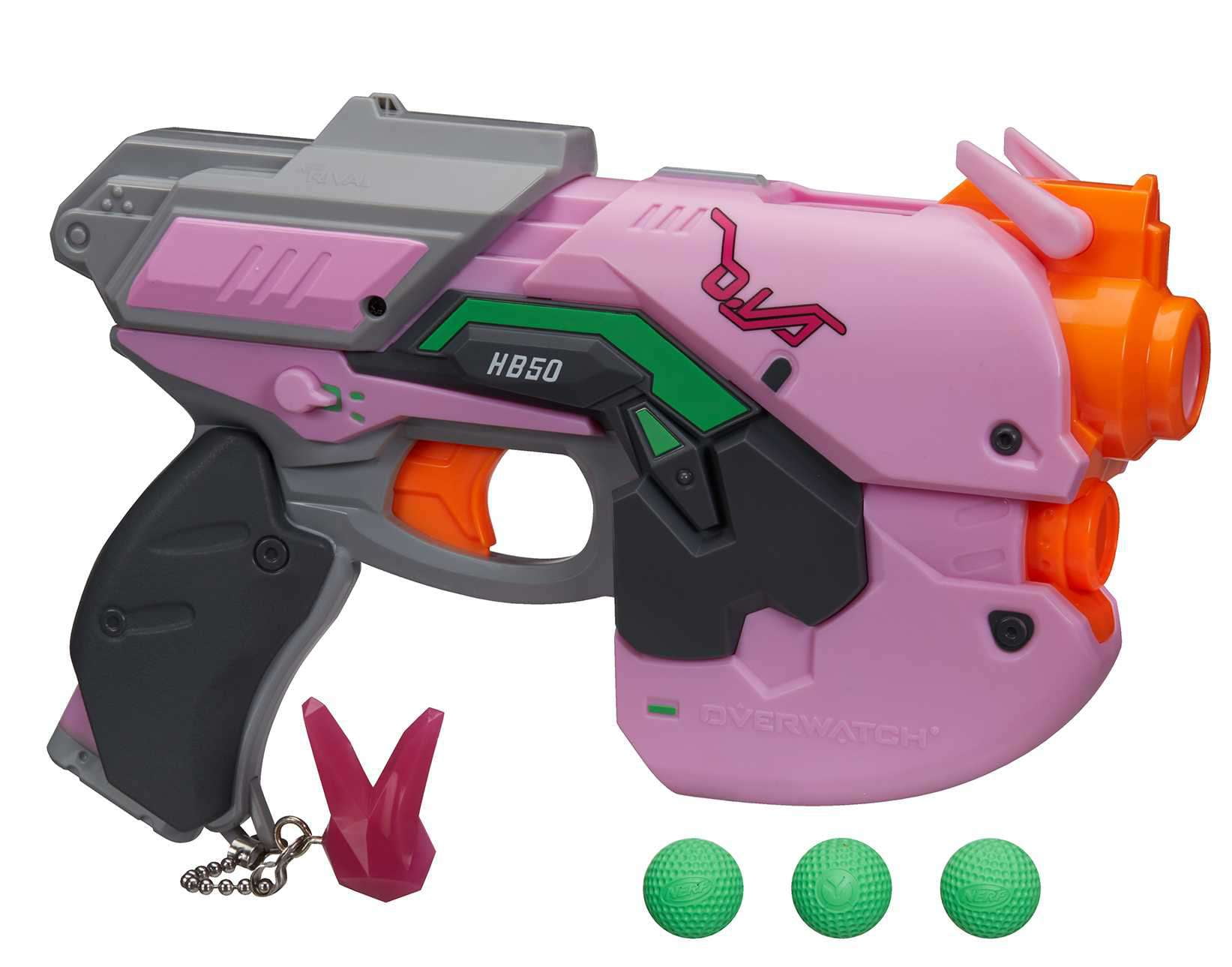 NERF Overwatch D.Va Rival Blaster with 3 Overwatch Rival Rounds -  Walmart.com