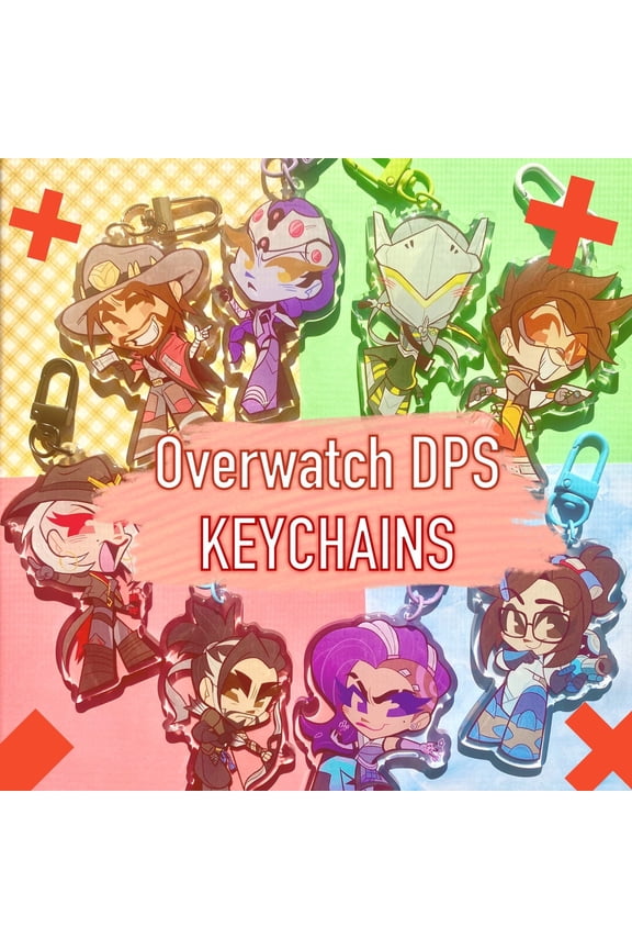 Overwatch DPS Keychains // OW2 (1 keychain)