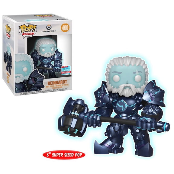 Overwatch Funko POP! Games Reinhardt Vinyl Figure [Coldhardt, Super-Sized]