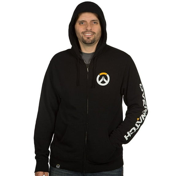 Overwatch Logo Men's Zip-Up Hoodie