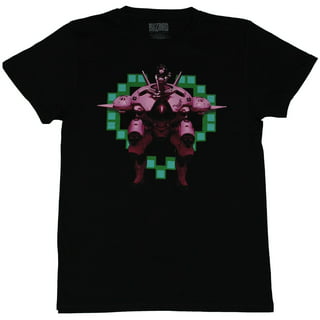 JINX Overwatch Battle Meka D.Va Long-Sleeve Men's Gamer Graphic T-Shirt :  : Clothing, Shoes & Accessories