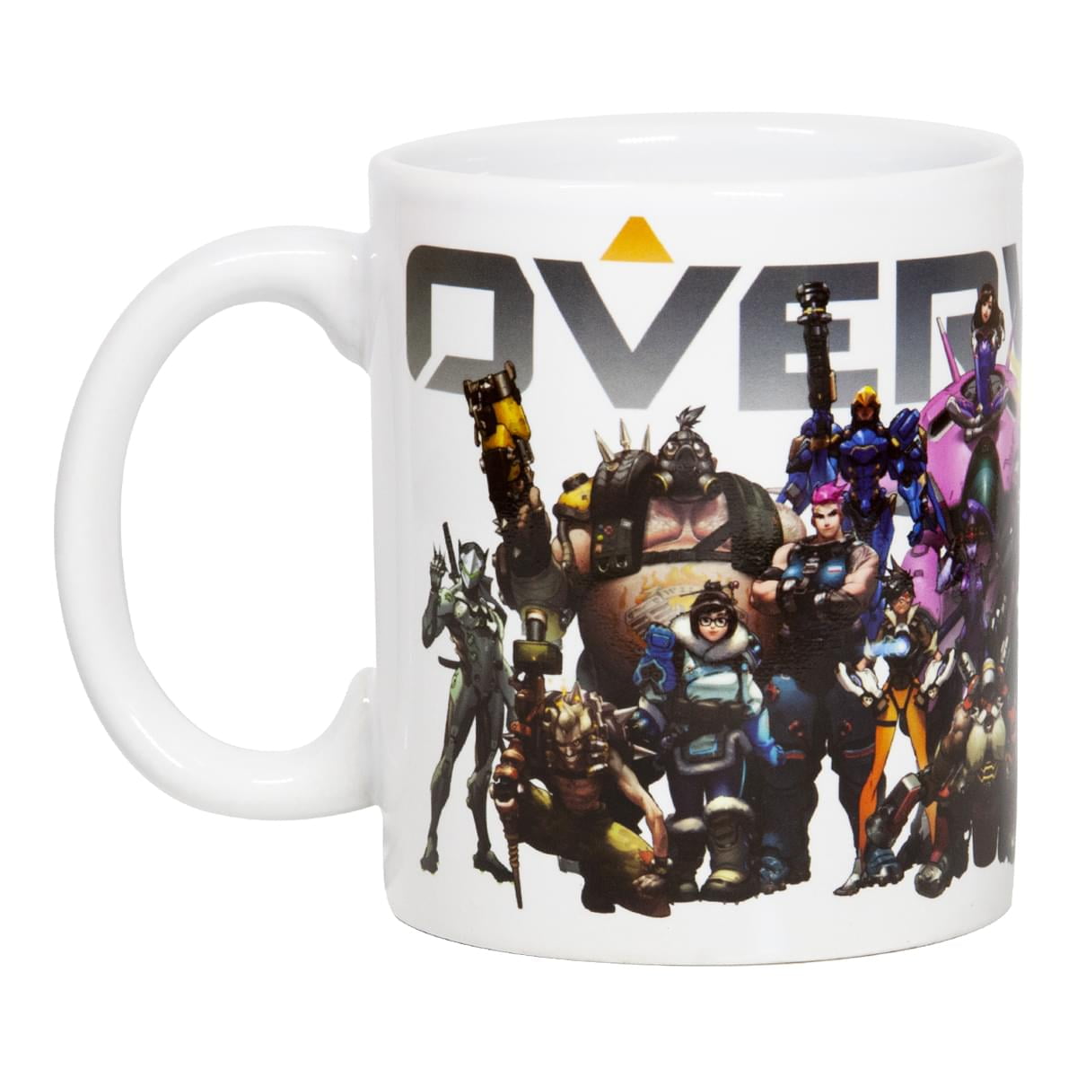 SURREAL ENTERTAINMENT Overwatch Mug | Overwatch Characters and Logo Mug | Collectors Edition