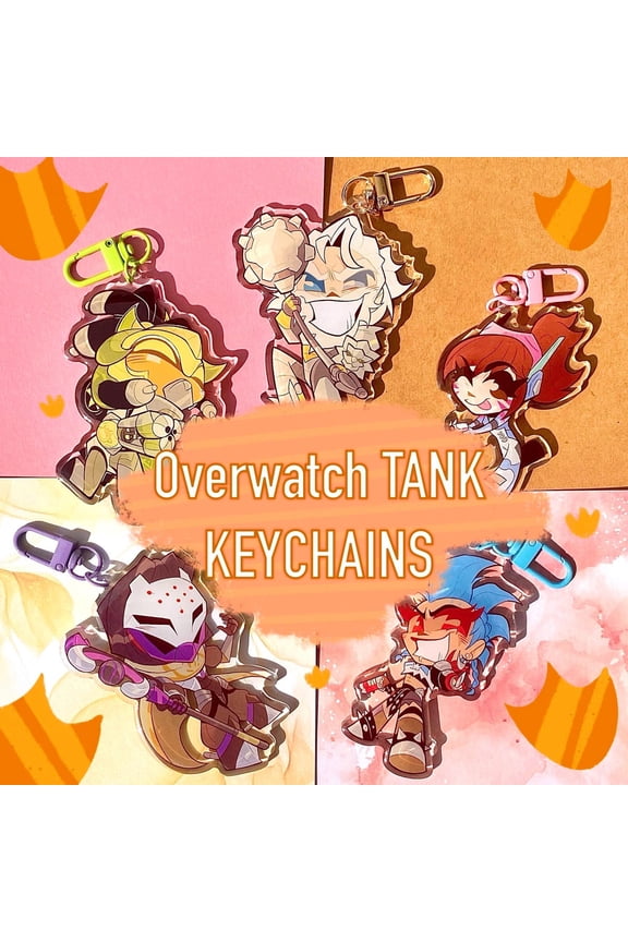 Overwatch Tank Keychains (1 keychain)
