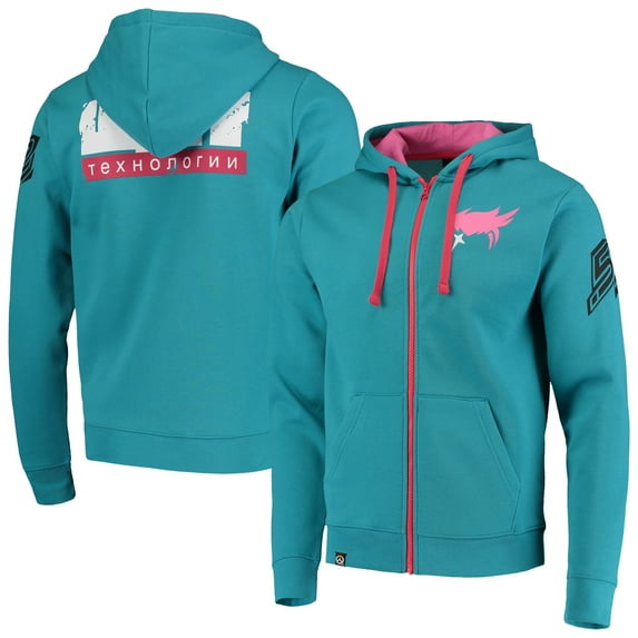 Overwatch Ultimate Zarya Men's Zip-Up Hoodie-Small