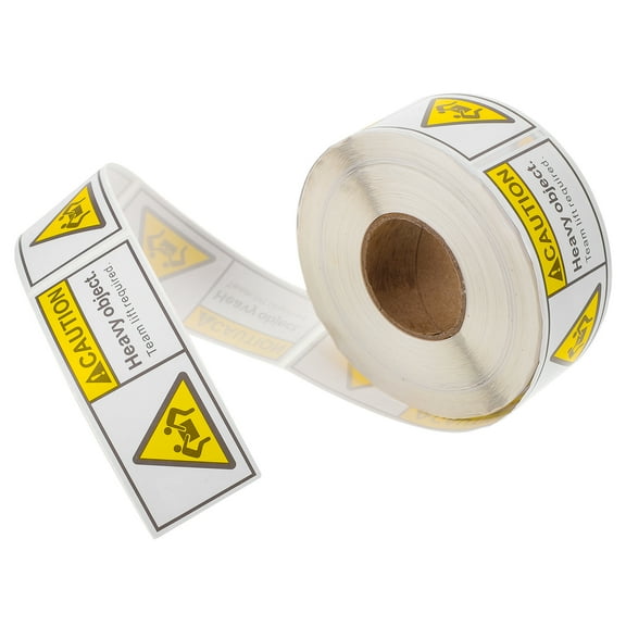 NIAIZEK Heavy Shipping Stickers Caution Labels Pallet Packaging Self Adhesive Warning Roll