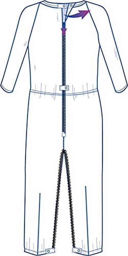 Ovidis Daytime Dementia Jumpsuit For Women - Anti-Strip Design, Back Zipper, Easy Dressing (Bella Hummingbird, M)