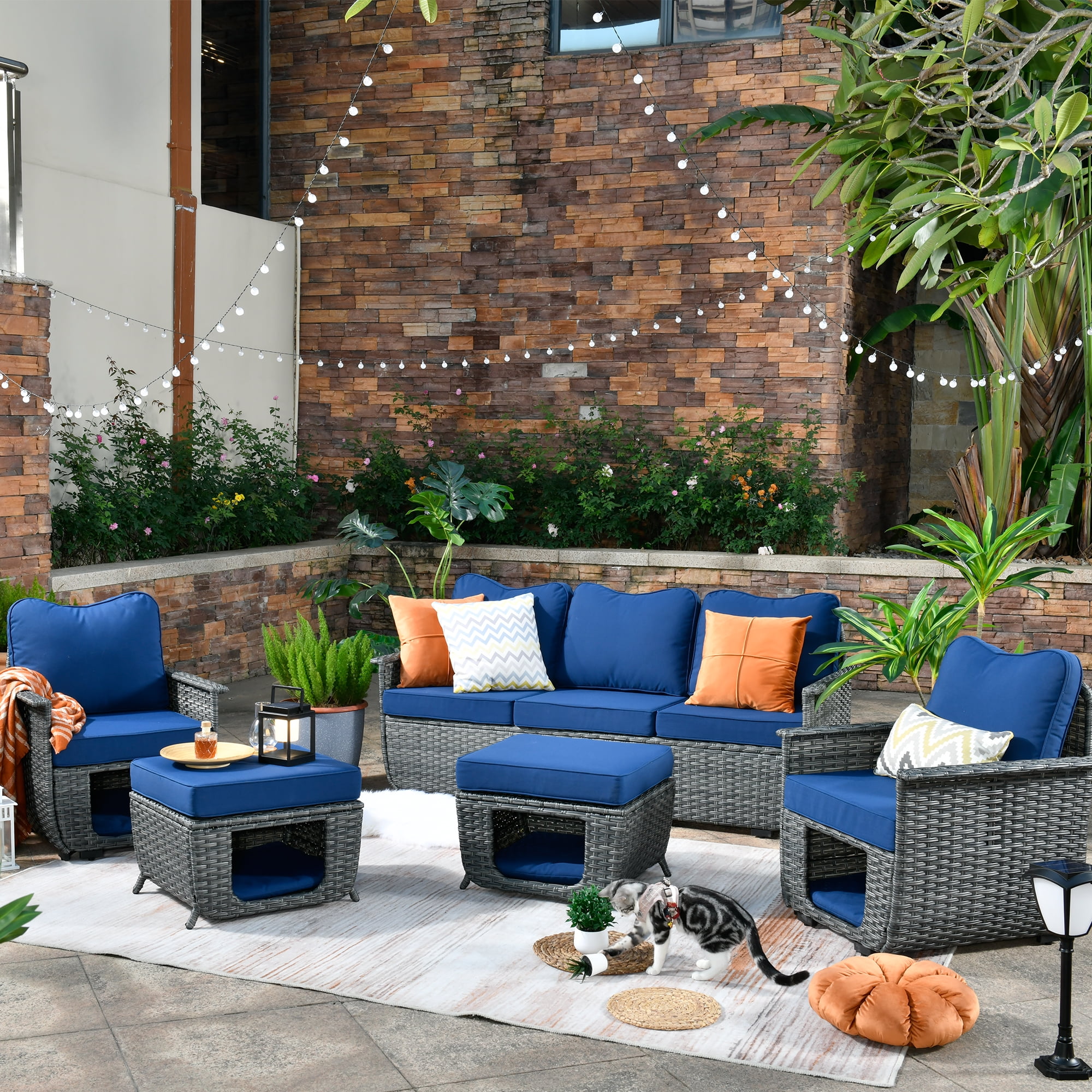 Ovios patio furniture 5 piece deals