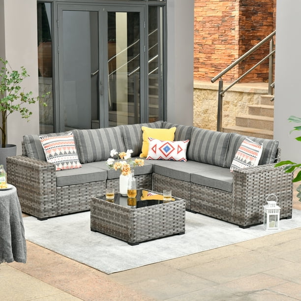Sofa set with side table discount