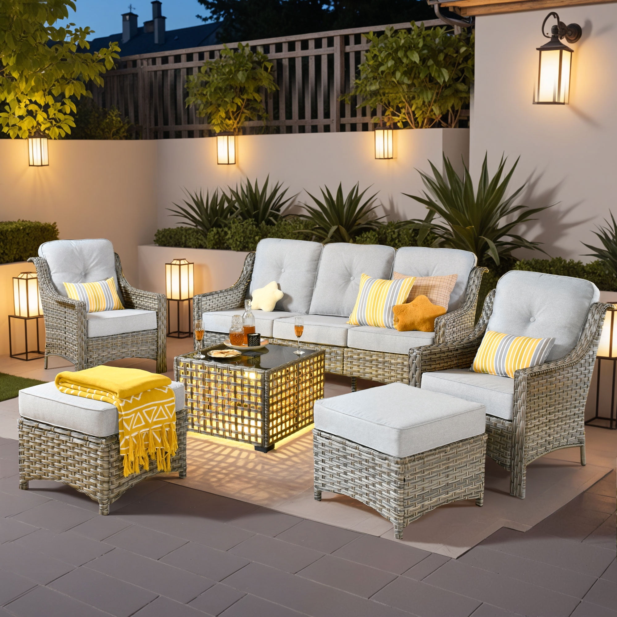 Apartment Solar Powered Outdoor Furniture Options