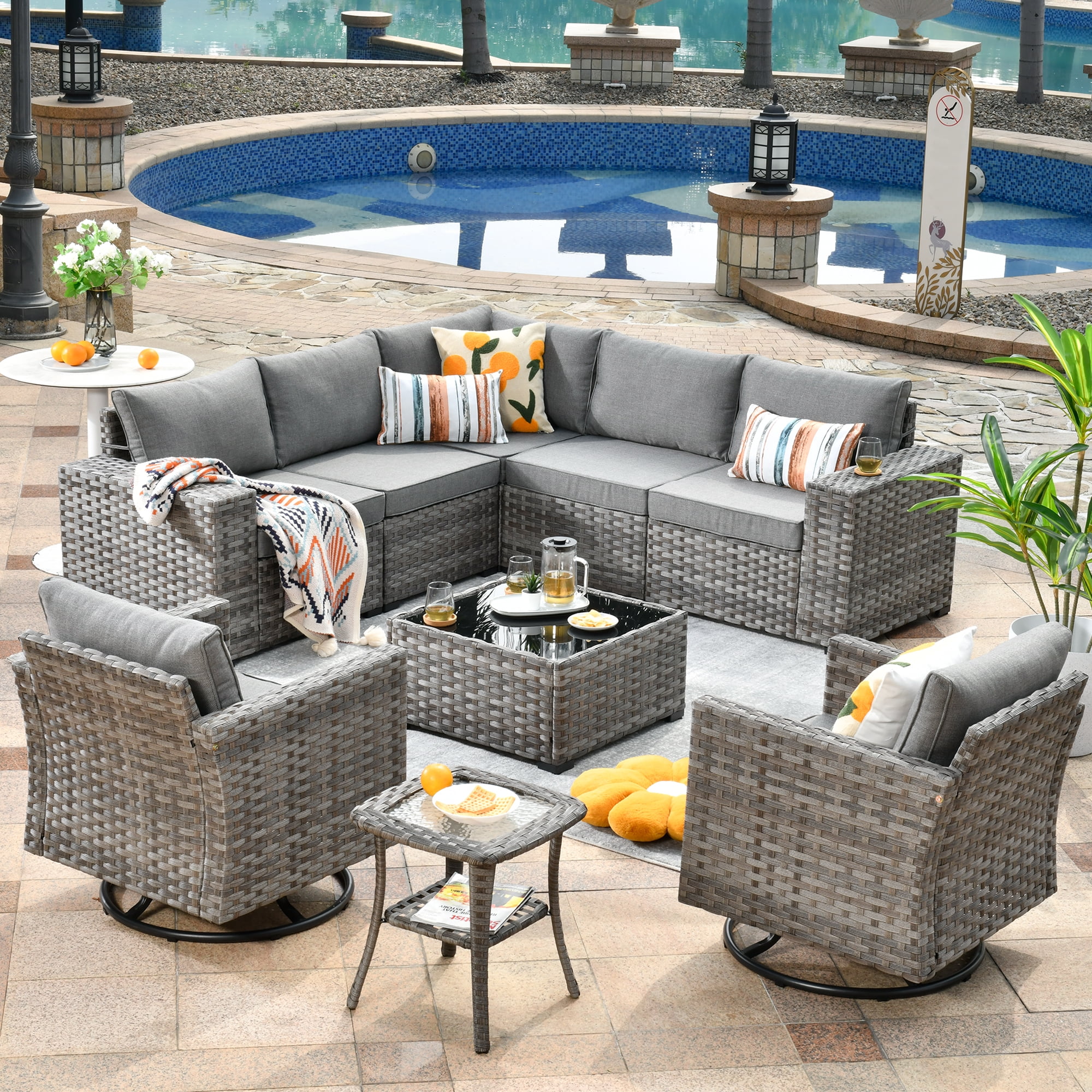 Weather resistant sale wicker patio furniture