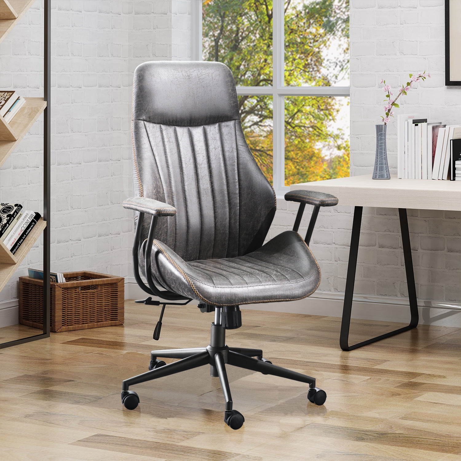 Ovios Ergonomic Home Office Chair Lumbar Support High Back Computer