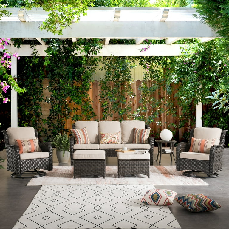 High back patio sectional new arrivals