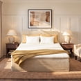 thumbnail image 1 of Ovios Queen Size All-in-One Floor Bed in a Box, 16.7" Upholstered Compressed Foam Mattress with Headboard, No Assembly Required, Beige, 1 of 7