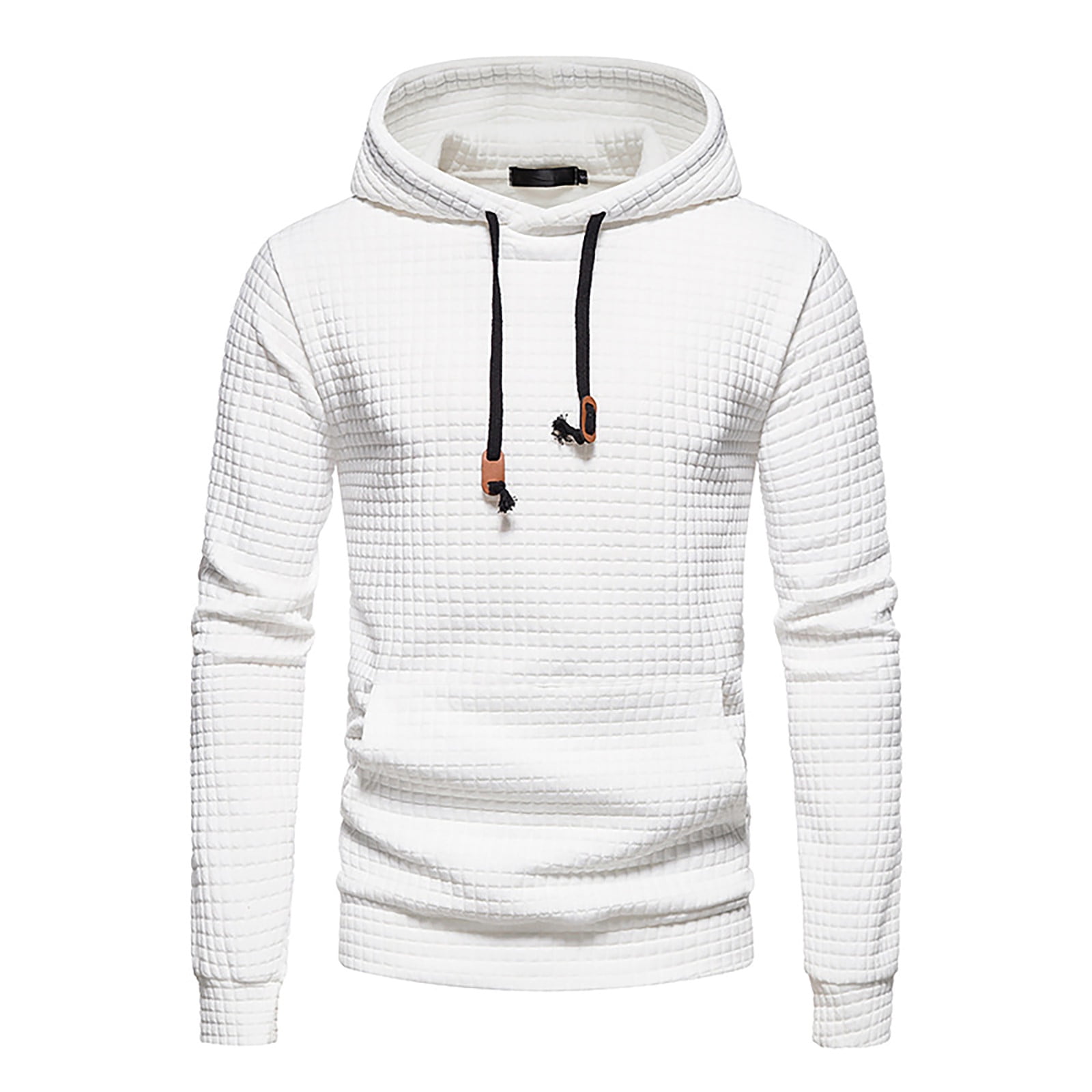 Thin white hoodie mens sales