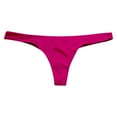 thumbnail image 1 of Ovticza Sport Thong Panties Women Low Rise G-String No Show Bonded Breathable Underwear Hot Pink S, 1 of 2