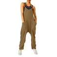 Ovticza Women Fleece Overalls Fuzzy Jumpsuits with Pocket Cute Fluffy