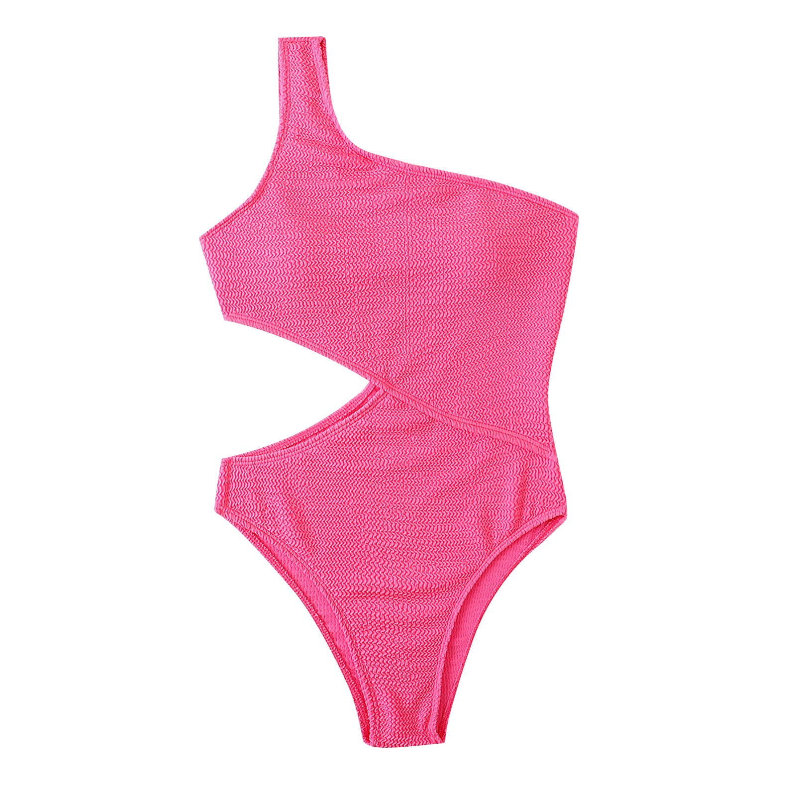 Ovticza Women's Cutout One Piece Swimsuit One Shoulder