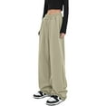 Ovticza Womens Wide Leg Sweatpants Casual Loose Yoga pants Comfy Lounge