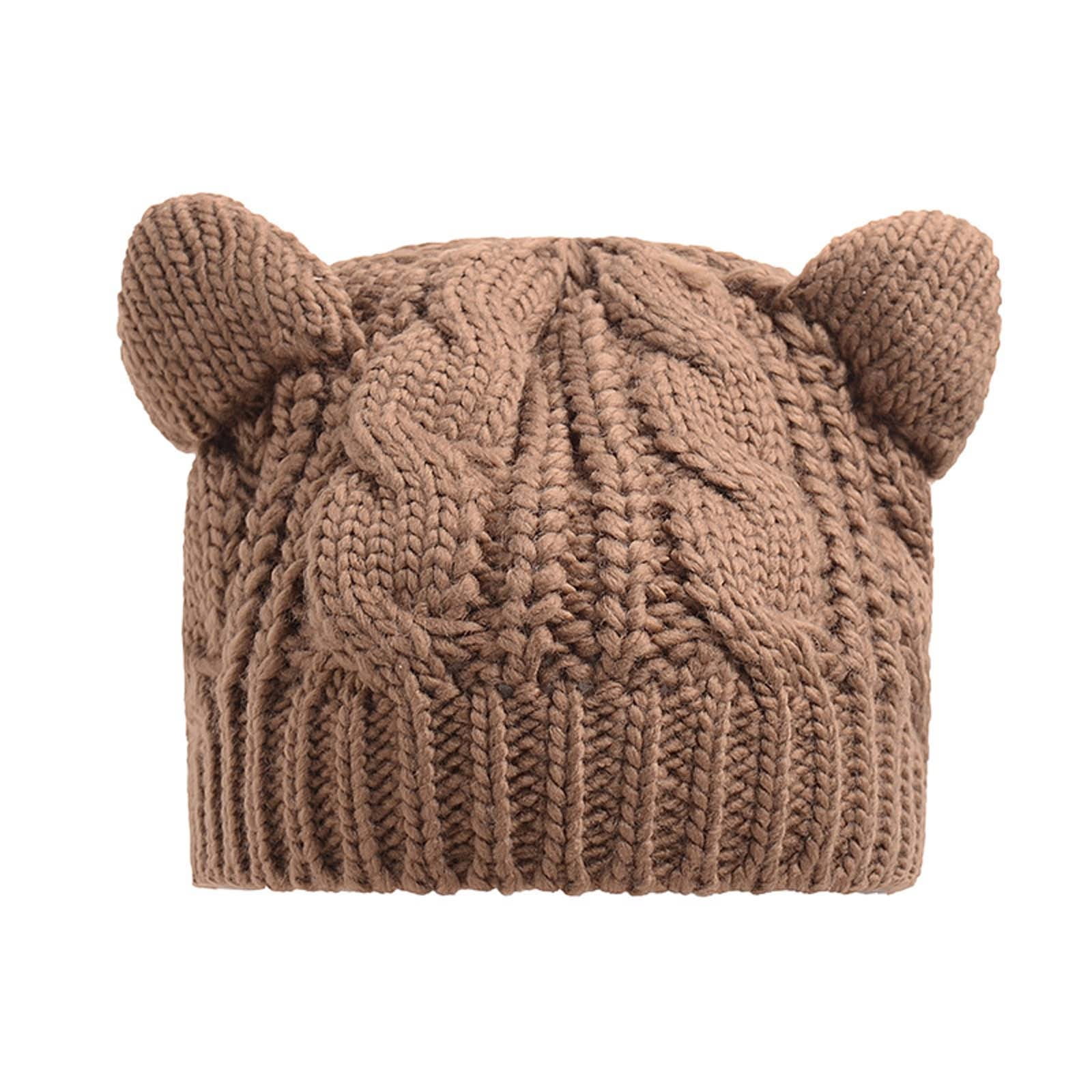 10 Styles Christmas Winter Beanies With Pompom - Cotton Short Beanie Hats For Cold Weather & Outdoor Activities