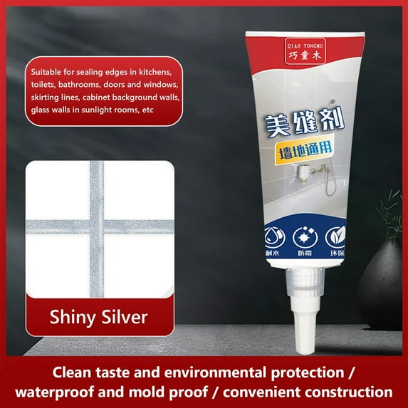 Ovzne 100G Wall And Floor Joint Sealant – Tile Wood Flooring Gap Filler, Seamless Finish, Easy Application, Cost-Effective For All Rooms