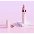 thumbnail image 1 of Ovzne 2-In-1 Facial Hair Remover For Women – Usb Rechargeable Eyebrow Trimmer With Led Light, 1 of 2