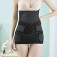 thumbnail image 1 of Ovzne 3-In-1 Waist Trainer Belt – Adjustable Nylon Corset With Pelvic Stomach Wrap, Double Layer Design For Hip Waist Shaping, Suitable For Postpartum Recovery, 1 of 8