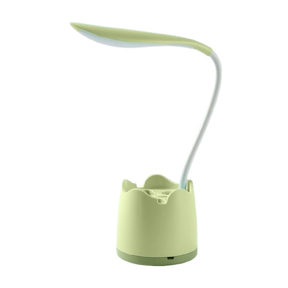 Ovzne 3-Speed Rechargeable Clip Desk Lamp – Eye-Caring LED Reading Light with Memory Function, Auto-Off Timer Flexible Gooseneck (Available in Blue, Pink, Yellow, Green)
