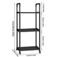 thumbnail image 1 of Ovzne 3-Tier Kitchen Storage Rack – Heavy Duty Microwave Stand With Wheels,Freestanding Iron Organizer, 1 of 7