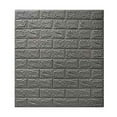 thumbnail image 1 of Ovzne 3D Brick Pattern Wall Sticker - 70X77Cm (27.5X30.3In) Self-Adhesive Foam Wallpaper, Collision Design Embossed Wall Panel For Bedroom, Living Room, 1 of 1