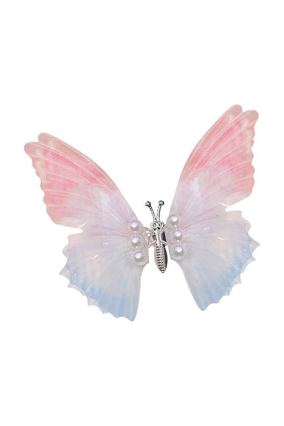 3D Moving Rhinestone Hairpin – Fluttering Wing Hair Clip for Girls Women, Vivid Eye-Catching Accessory