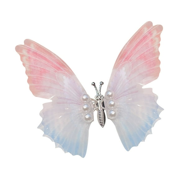 Ovzne 3D Moving Rhinestone Hairpin – Fluttering Wing Hair Clip for Girls Women, Vivid Eye-Catching Accessory