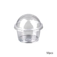 thumbnail image 1 of Ovzne 50PCS Disposable Dessert Cups with Lids – Clear Leak-Proof Pudding Cups for Yogurt, Jelly Parties, 1 of 6