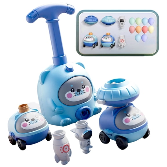 Ovzne Air-Powered Car Toy Set – Interactive Pneumatic Vehicle With Astronaut Launch