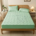 thumbnail image 1 of Ovzne All-Inclusive Mattress Protector - Soft Fibre Nonslip Bed Cover Suitable For Naked Sleep, 1 of 6