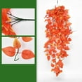 thumbnail image 1 of Ovzne Artificial Green Wall Hanging - 100Cm Length, 20-25Cm Width, Plastic Indoor Decoration, 168 Blades (6Cm Each), Realistic Drooping Design, 3D Fake Greenery For Home, Corridors, 1 of 7
