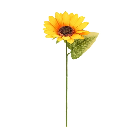 Ovzne Artificial Sunflower Bouquet – Realistic Fake Floral Arrangement for Weddings, Home Decor Photography Props
