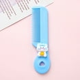 thumbnail image 1 of Ovzne Candy Colored Cute Mini Comb - 11.5Cm Portable Hair Comb, Soft Circular Bristles, Safe For Scalp, Cute Hair Styling Tool For Children, 1 of 3