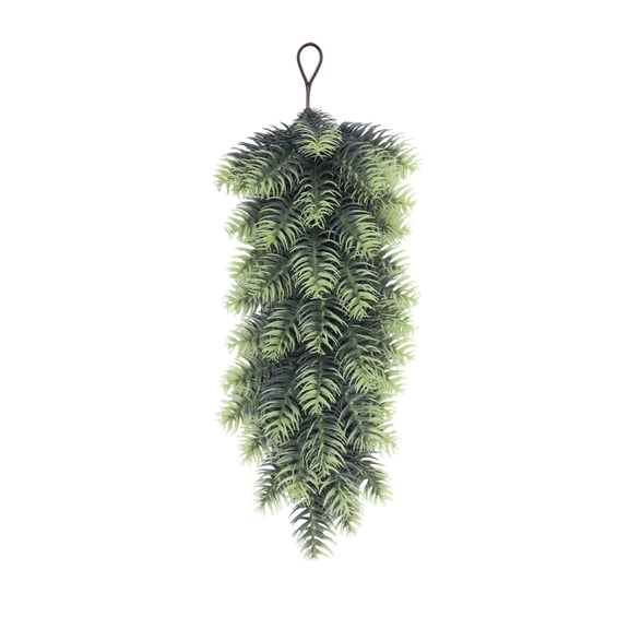 Ovzne Christmas Cedar And Pines Bough Wall Hanging, Faux Greenery Garland With Berries And Pinecones, Festive Holiday Decor For Tree, Door, Window And RailingGreen