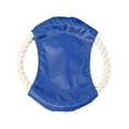 thumbnail image 1 of Ovzne Safe Soft Dog Frisbee Rope Toy for Outdoor Fetch Training, 1 of 6