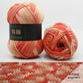 thumbnail image 1 of Ovzne Colorful Hand Knitting Yarn - 50G Crochet Milk Soft Baby Wool Yarn, Ideal For Diy Crafts, 1 of 5