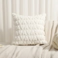 thumbnail image 1 of Ovzne Decorative Heart Pillow – Soft Cotton Square Cushion With Hidden Zipper For Home, 1 of 6