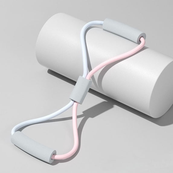 Ovzne Eight-Shaped Resistance Band For Posture Correction Back Shoulder Stretching Full Body Toning