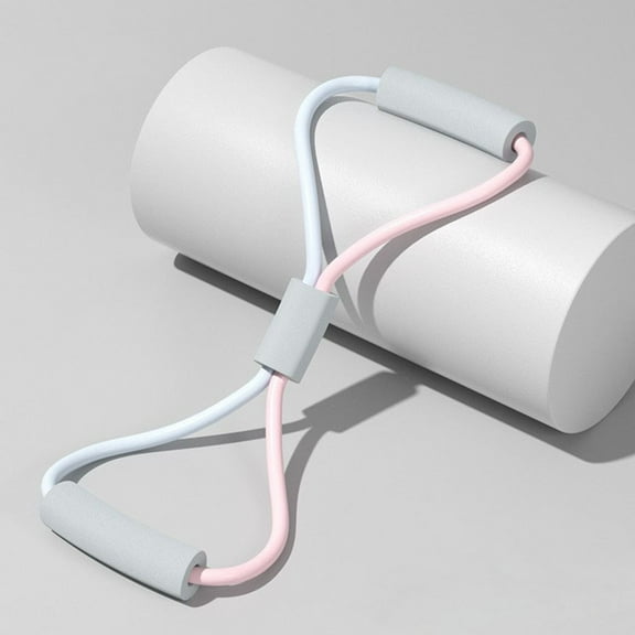 Ovzne Eight-Shaped Resistance Band For Posture Correction Back Shoulder Stretching Full Body Toning